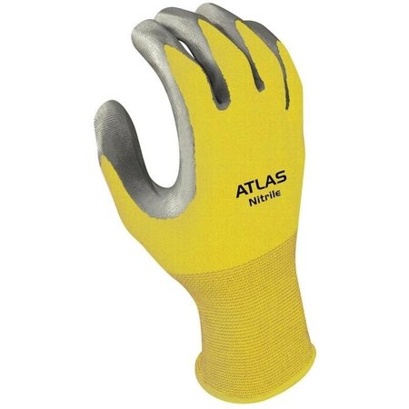 SHOWA ATLAS Ergonomic Protective Gloves, S, Knit Wrist Cuff 3704CS-06.RT